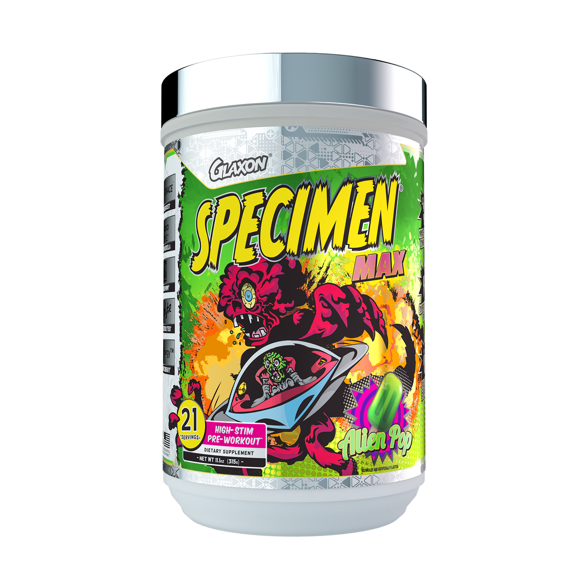 Specimen Max High Stim PreWorkout Glaxon