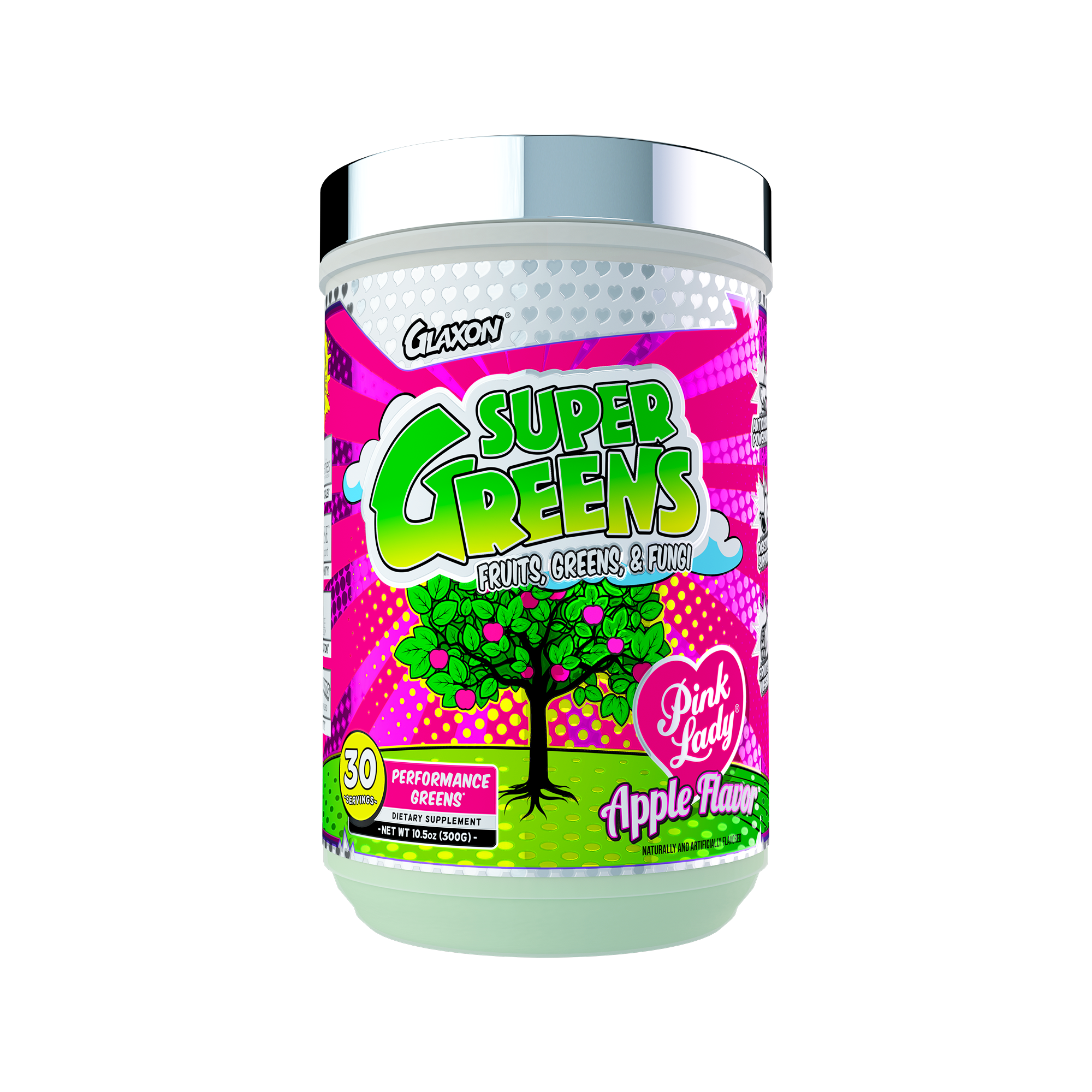 Super Greens Performance Formula - Pink Lady® Apple Edition - Glaxon