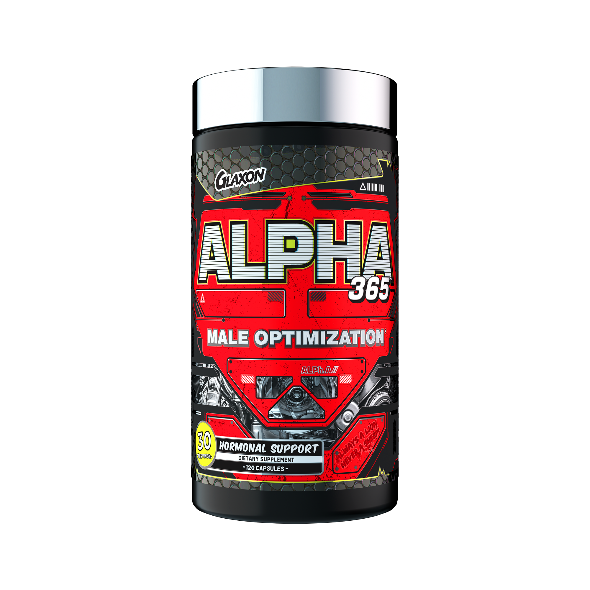 Glaxon Alpha 365 - Testosterone Booster & Male Enhancement