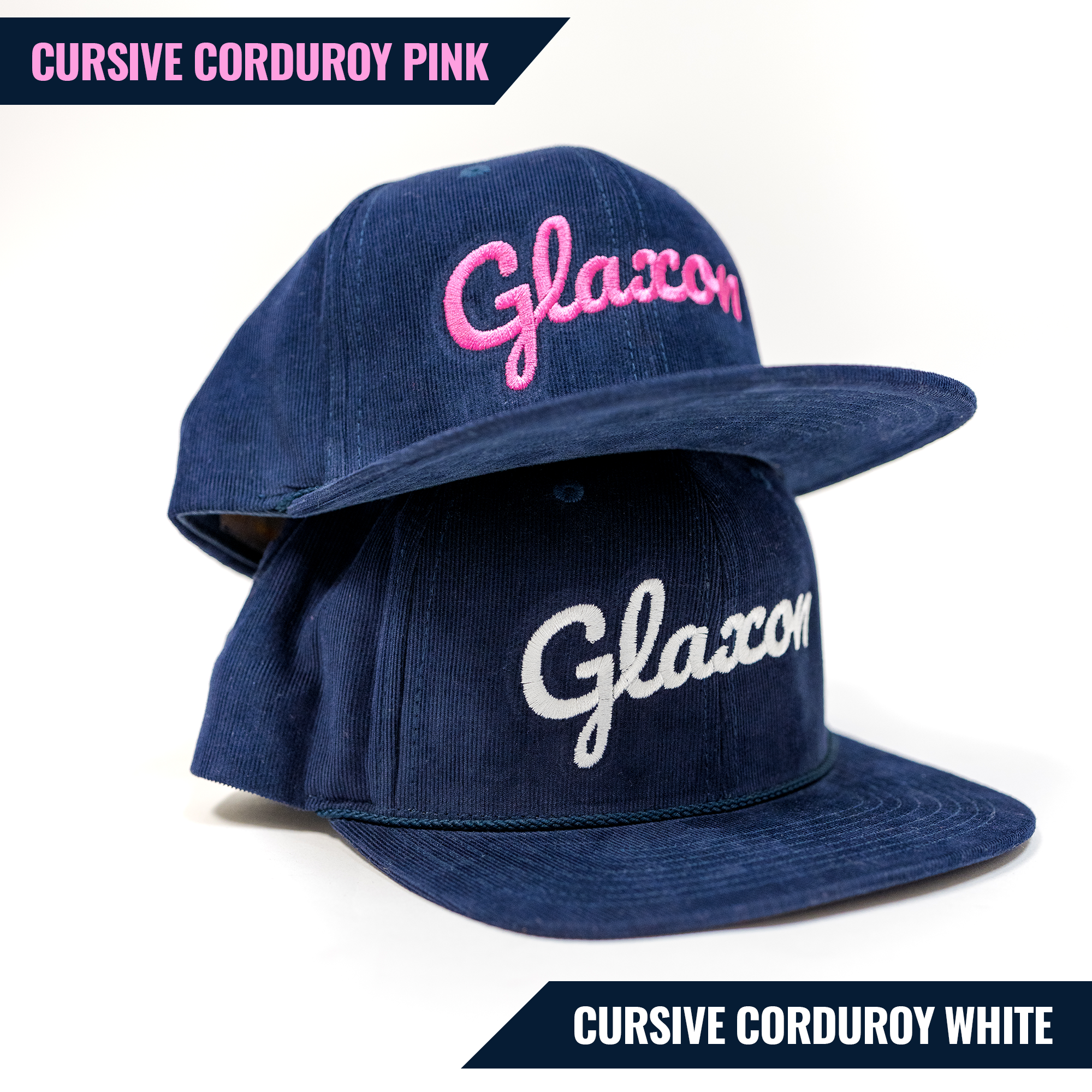 Glaxon Cursive Corduroy Snapback (Limited Edition)