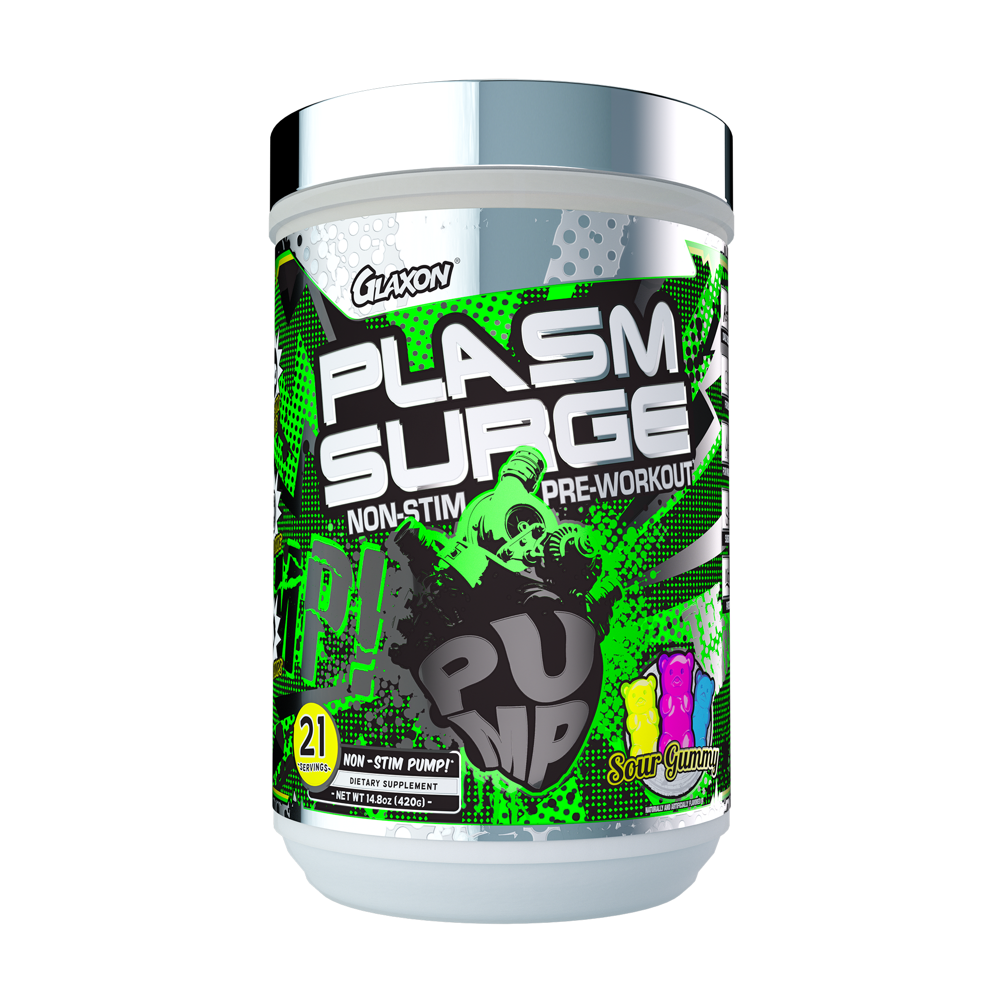 Glaxon Plasm Surge V3 - Non-Stim P.W.O & Pump