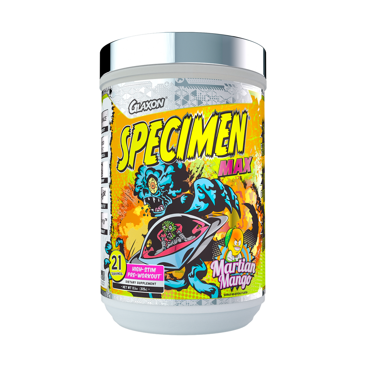 Specimen Max High Stim PreWorkout Glaxon