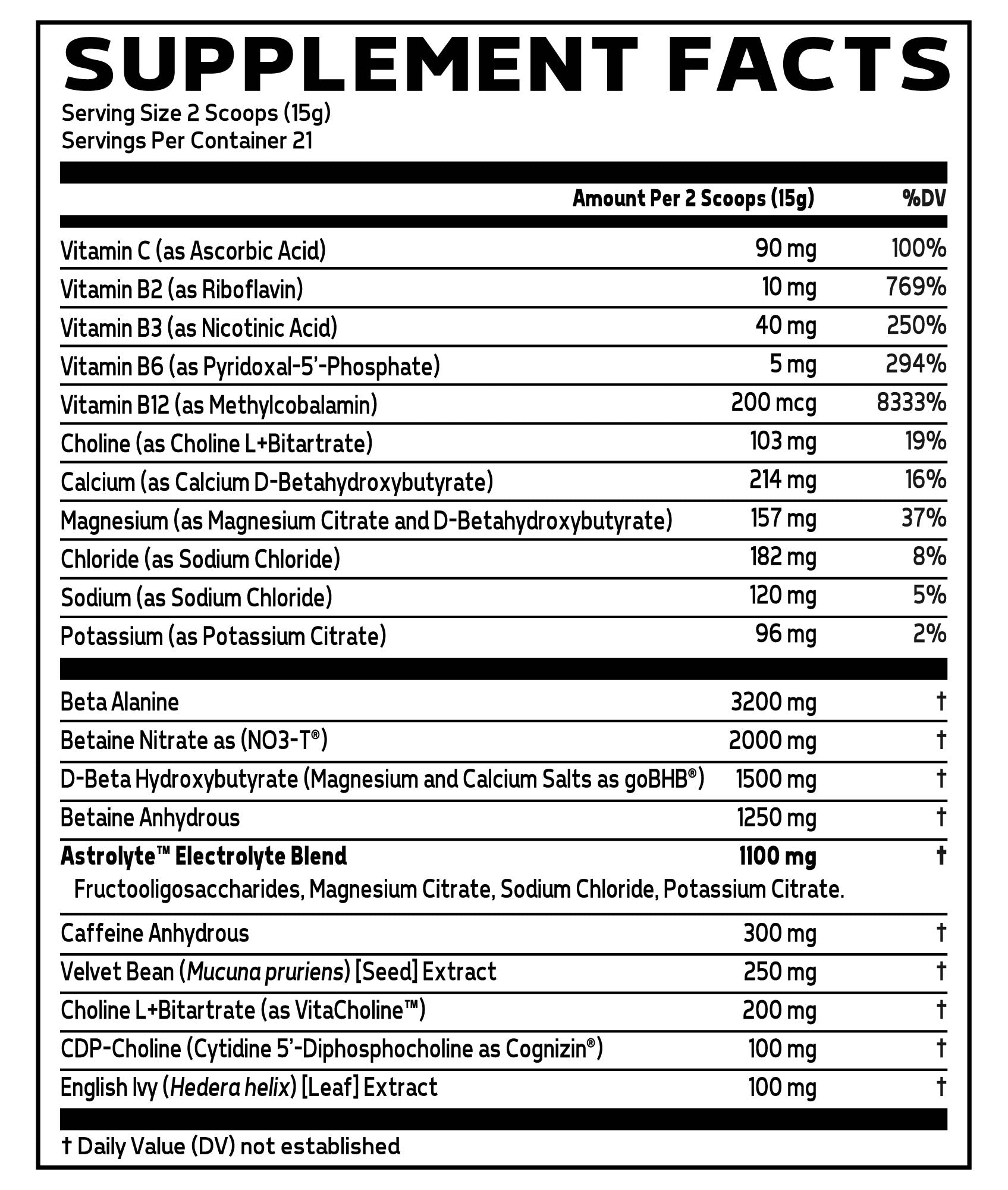 Glaxon Specimen Genesis Sample Packet - Stimulant Pre-Workout