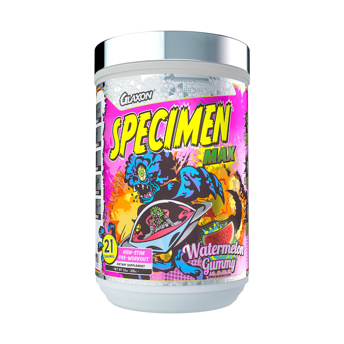 Specimen Max High Stim PreWorkout Glaxon