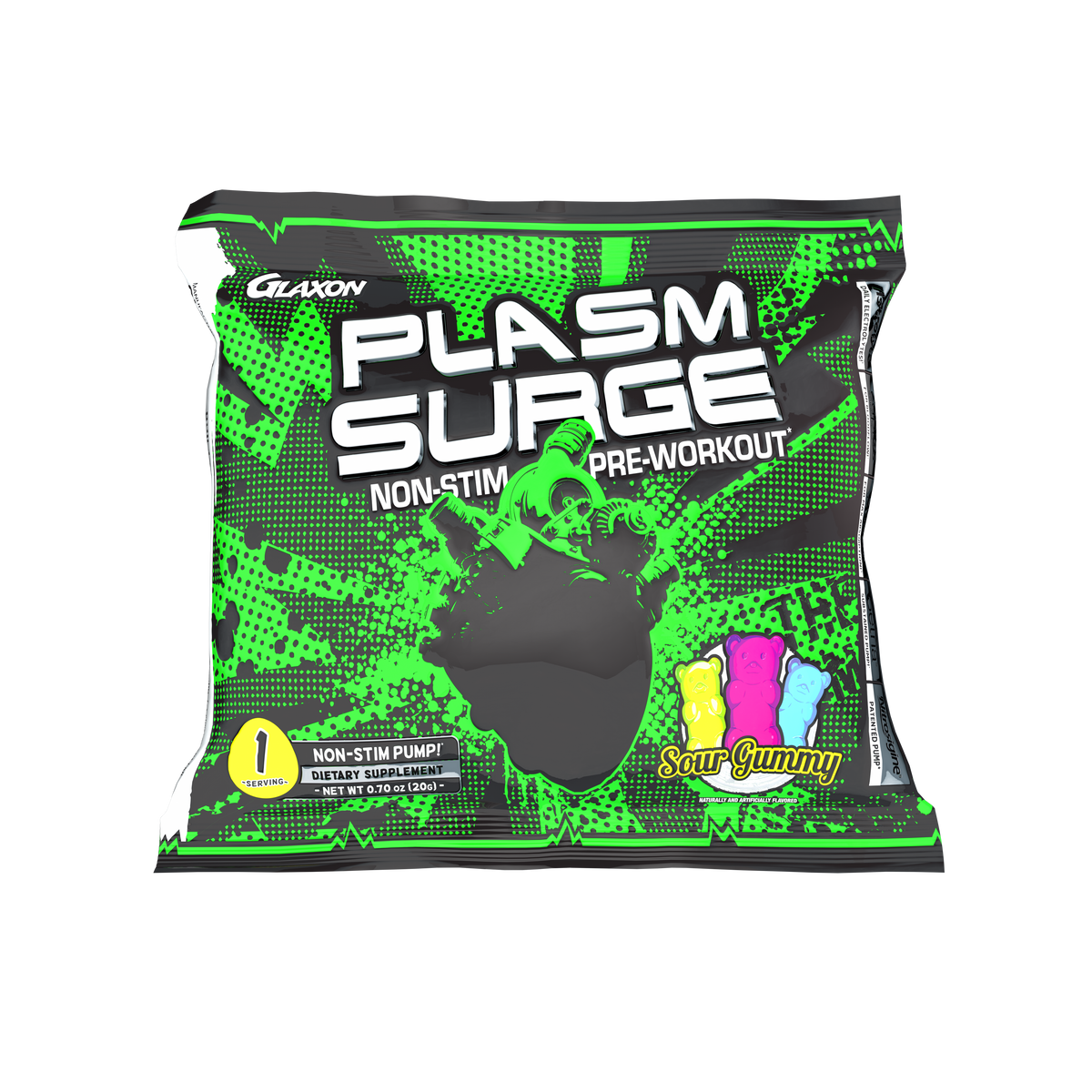 Plasm Surge NonStim Pre Workout & Pump Glaxon